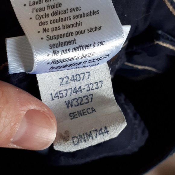 PAIGE / 28 x 30 / Womens Manhattan Bootcut Mid-Rise Denim Stretch Jeans - Seneca - Picture 10 of 13